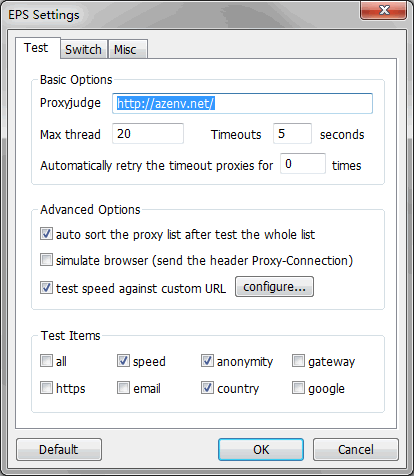 Proxy Switcher